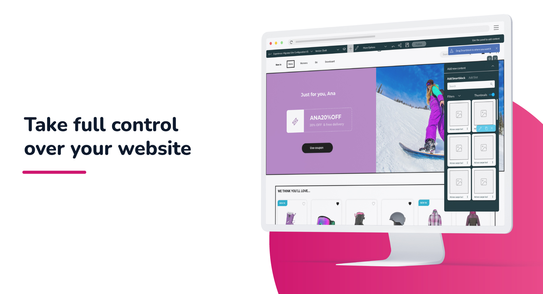 screenshot of Fresh Relevance